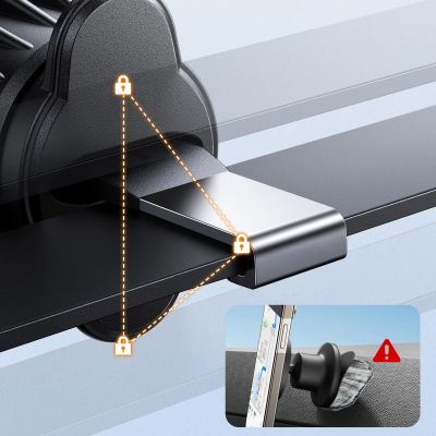 12. Uchwyt Joyroom JR-ZS406 samochodowy magnetyczny na kratkę nawiewu - czarny