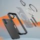 7. Etui Hybrid Armor X na iPhone 17 z podstawką kompatybilne z MagSafe - czarne