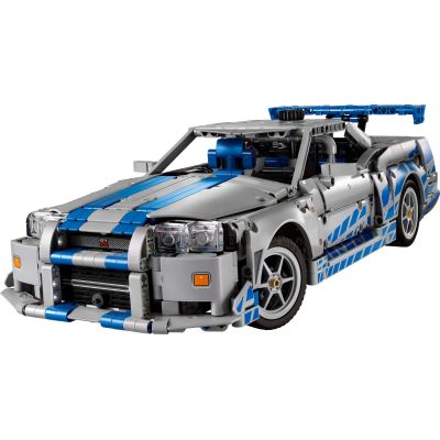 13. LEGO Technic 42210 Samochód Nissan Skyline GT-R (R34) z filmu Za szybcy, za wściekli