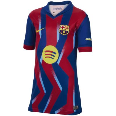 2. Koszulka dla dzieci Nike FC Barcelona Stadium 25/26 granatowo-czerwona FZ1307 432