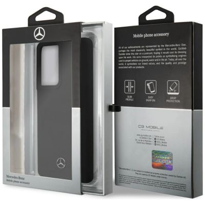 8. Etui Mercedes Silicone Line na Samsung Galaxy S21 Ultra - czarne