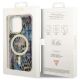 8. Etui Guess Leopard MagSafe na iPhone 14 Pro Max - niebieskie
