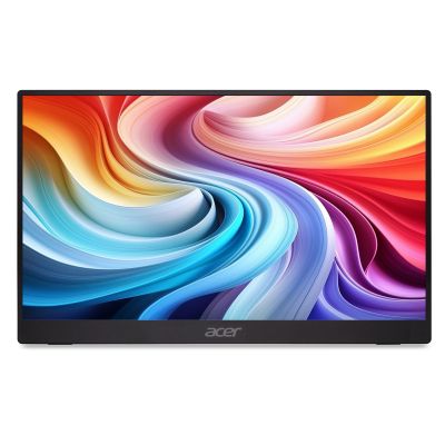 10. Acer PM161QB1bmiuux Przenośny monitor Czarny 39,6 cm (15.6") 1920 x 1080 px