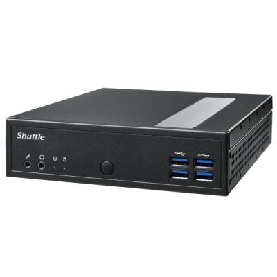 7. Shuttle DL40N komputer typu barebone Wielkość PC 1.35L Czarny N150