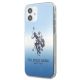 2. Etui U.S. Polo Assn. Gradient Pattern Collection na iPhone 12 mini - niebieskie