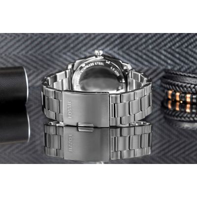 7. Zegarek Męski FOSSIL Machine Iron Grey FS4774 + BOX