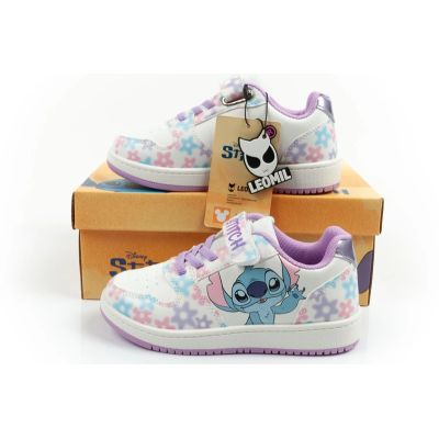10. Leomil buty sportowe dziecięce sneakersy Stitch wygodne lekkie na rzep