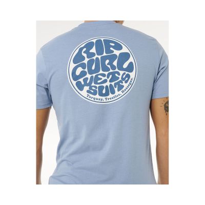 5. Koszulka męska RIP CURL Wettie Passage Icon Tee niebieska