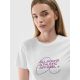 3. T-shirt slim z nadrukiem damski 4F 4FRSS24TTSHF2499-10S