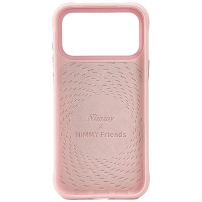 4. Etui Nimmy Glasses Cool nag na iPhone 17 Pro Max - różowe
