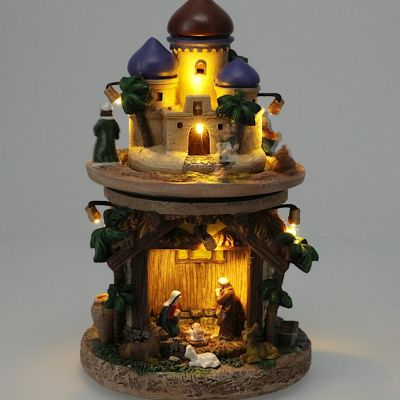 4. SZOPKA DEKORACYJNA LED 14x14x23CM