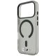 6. Etui BMW M IML Frosted Metal Logo & Trims MagSafe na iPhone 18 Pro / 17 Pro - czarne