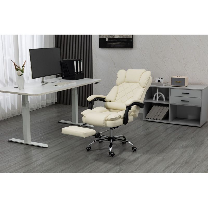 19. Activejet Fotel biurowy YK7416 beżowy