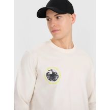 Longsleeve regular z nadrukiem męski 4F 4FWSS25TLONM392-11S