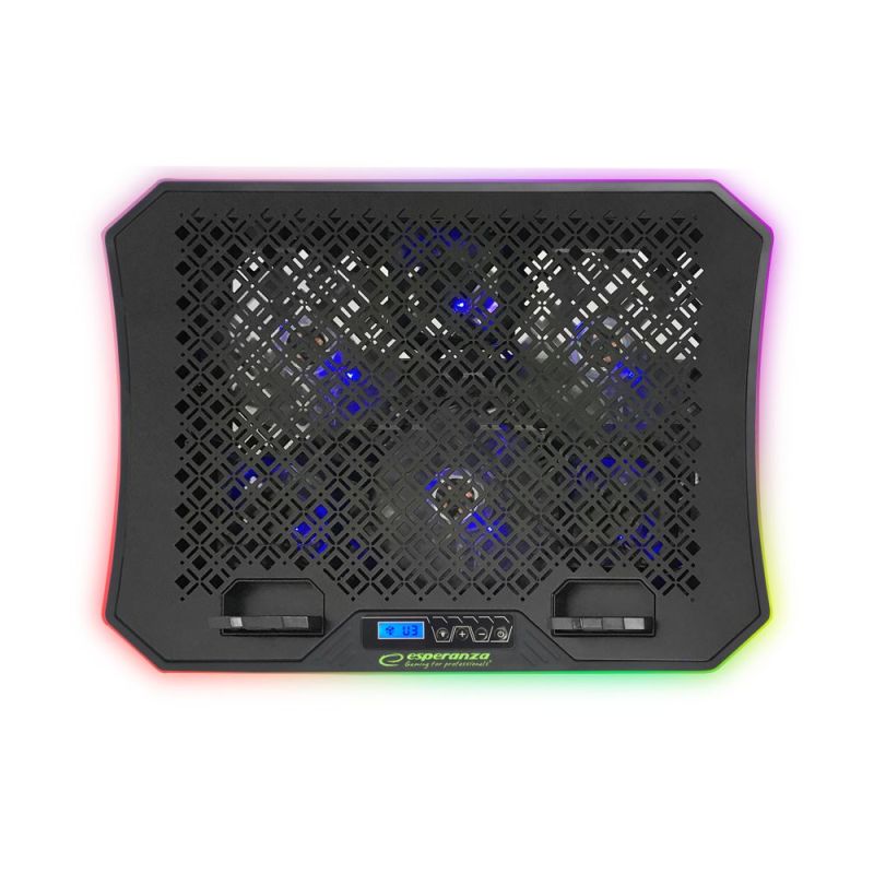 11. ESPERANZA PODSTAWKA CHŁODZĄCA GAMING Z PODSTAWKĄ NA TELEFON RGB GALERNE EGC109