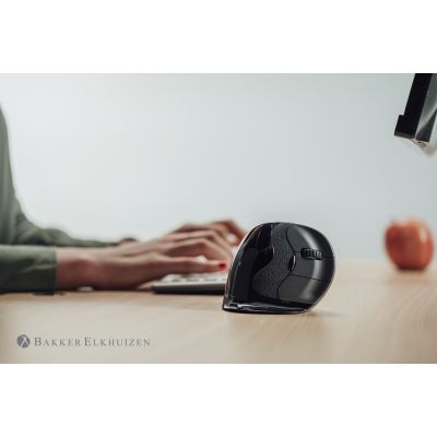 13. Mysz BakkerElkhuizen Evoluent D pionowa z 6 przyciskami, średnia, bezprzewodowa