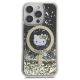 3. Etui Hello Kitty Liquid Glitter Fever MagSafe na iPhone 16 Pro - złote