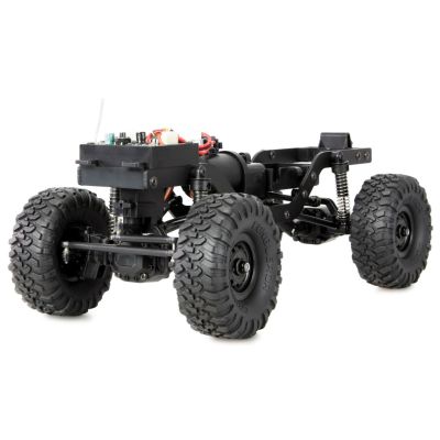 8. Samochód zdalnie sterowany Amewi RC Crawler Mini-D90 AMXRock 4WD 1:16 RTR w kolorze żółtym