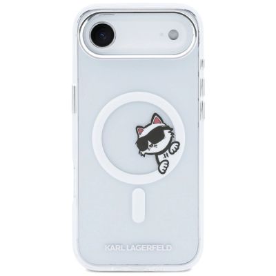3. Etui Karl Lagerfeld IML Peekaboo MagSafe na iPhone Air - przezroczyste