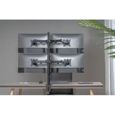 Uchwyt stołowy 17"-32"/4TFT 360° H.verst. 9Kg black lite