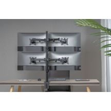 Uchwyt stołowy 17"-32"/4TFT 360° H.verst. 9Kg black lite