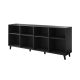 3. Komoda ETNA 200x42x82 czarny mat