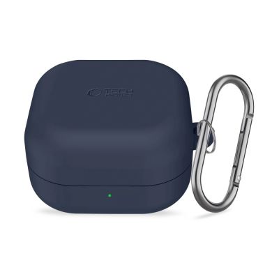 2. Etui Tech-Protect Silicone Hook na Samsung Galaxy Buds 4 / 4 Pro - granatowe