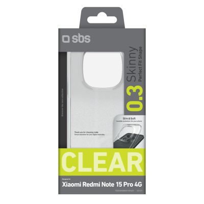2. Etui SBS Skinny Cover na Xiaomi Redmi Note 15 Pro 4G - przezroczyste