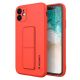 Wozinsky Kickstand Case silikonowe etui z podstawką iPhone 11 Pro Max czerwone