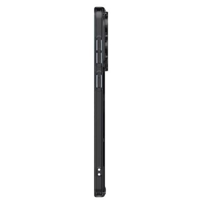 4. Etui Spigen Ultra Hybrid Mag z MagSafe na Samsung Galaxy S25 Edge - czarne półprzezroczyste
