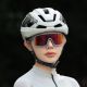 2. Kask rowerowy Rockbros LK-15 z włókna węglowego 58-62 cm - biały