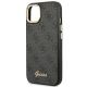 6. Etui Guess 4G Vintage Gold Logo na iPhone 14 Plus - czarne