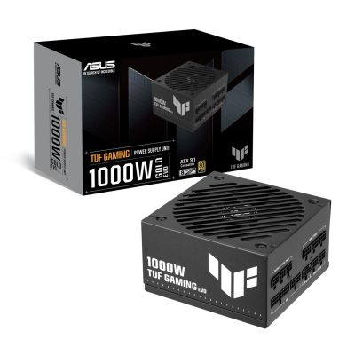 15. ASUS TUF Gaming 1000W Gold EVO moduł zasilaczy 20+4 pin ATX ATX Czarny