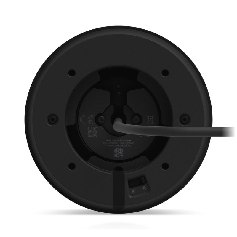 7. Kamera Ubiquti UniFi G6 Turret Black (UVC-G6-Turret-B) 8MP 3840 x 2160 (16:9) IP66 IK04 12,5W
