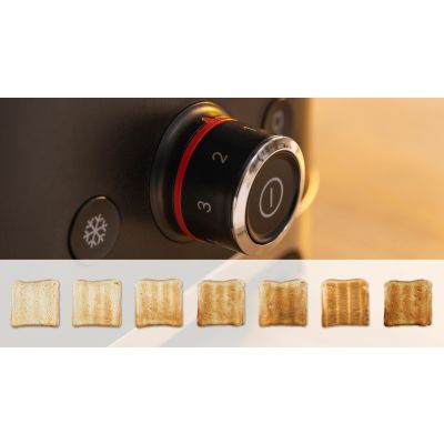 3. Toster Bosch TAT4M223 MyMoment (950W; czarny)