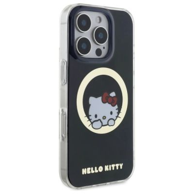 4. Etui Hello Kitty IML Sweet Kitty Magsafe na iPhone 16 Pro Max - czarne