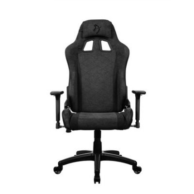 4. Arozzi Gaming Stuhl Avanti Dark grey SoftFabric Fotel do gry na konsoli Tapicerowane siedzisko