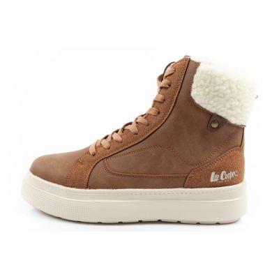 2. Lee Cooper buty damskie zimowe botki ocieplane kożuszek lekkie