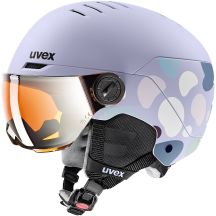 Uvex Skihelm rocket jr visor Lawenda
