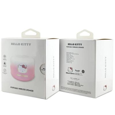 4. Głośnik Bluetooth Hello Kitty Electroplate Gradient - różowy