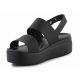 4. Sandały Crocs Brooklyn Low Wedge W 206453-060