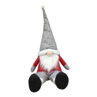 10. MIKOŁAJ DEKORACYJNY LAZY SANTA 45+20CM