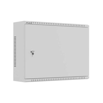 SZAFA INSTALACYJNA TPR 10" & 19" Z PŁYTĄ MESH 560X420X180 SZARA LANBERG (ZŁOŻONA)
