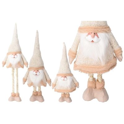 24. MIKOŁAJ NA TELESKOPOWYCH NOGACH 30X18X100CM ZŁOTY