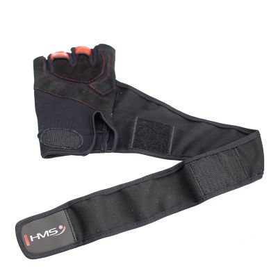 35. Rękawice na siłownię Black/Red HMS RST01 ROZM. XXL