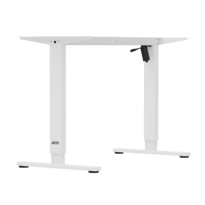 8. ERGO OFFICE BIURKO ELEKTRYCZNE REGULACJA MAX WYS. 1160MM, MAX - 80 KG, BEZ BLATU DO PRACY STOJĄCO SIEDZĄCEJ, BIAŁE ER-400 W