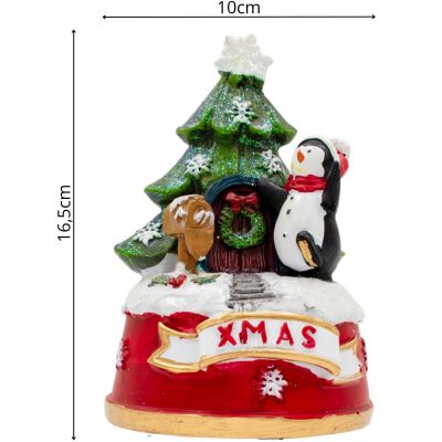 23. DEKORACJA ŚWIĄTECZNA GRAJĄCA PINGWIN