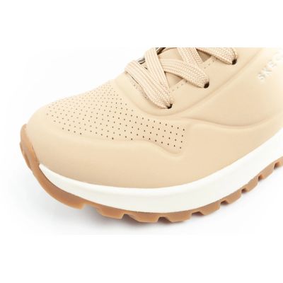 15. Skechers Uno Rugged buty sportowe damskie botki ocieplane zimowe brązowe