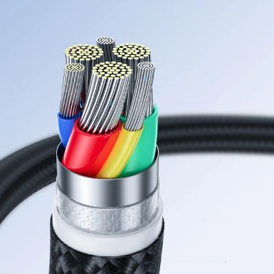 7. Kabel Joyroom S-A11 Surpass 60W USB-C - USB-C 0,25m - czarny