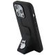8. Etui Karl Lagerfeld Gripstand Saffiano Choupette Pins na iPhone 14 Pro - czarne